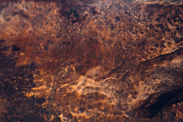 Copper texture. Natural material. Noble metal background